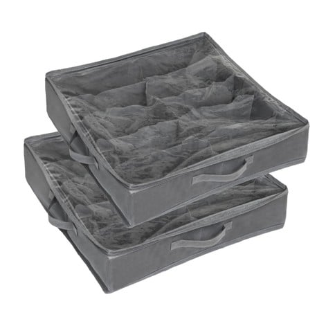 Scandinavian Collection - Storage with Compartments - Grey - 60 × 60 × 13 cm - E