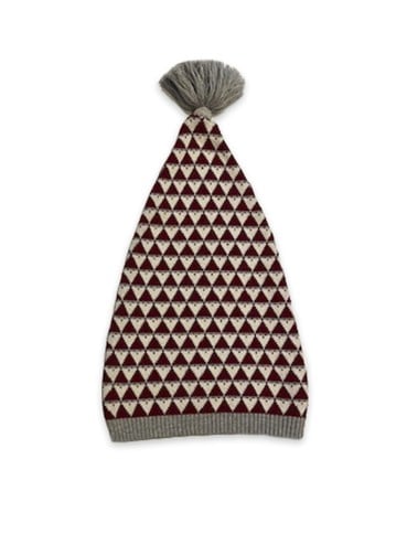 Smallstuff - Pixie Hat Red Santa - Dark Red - 0-1 Years