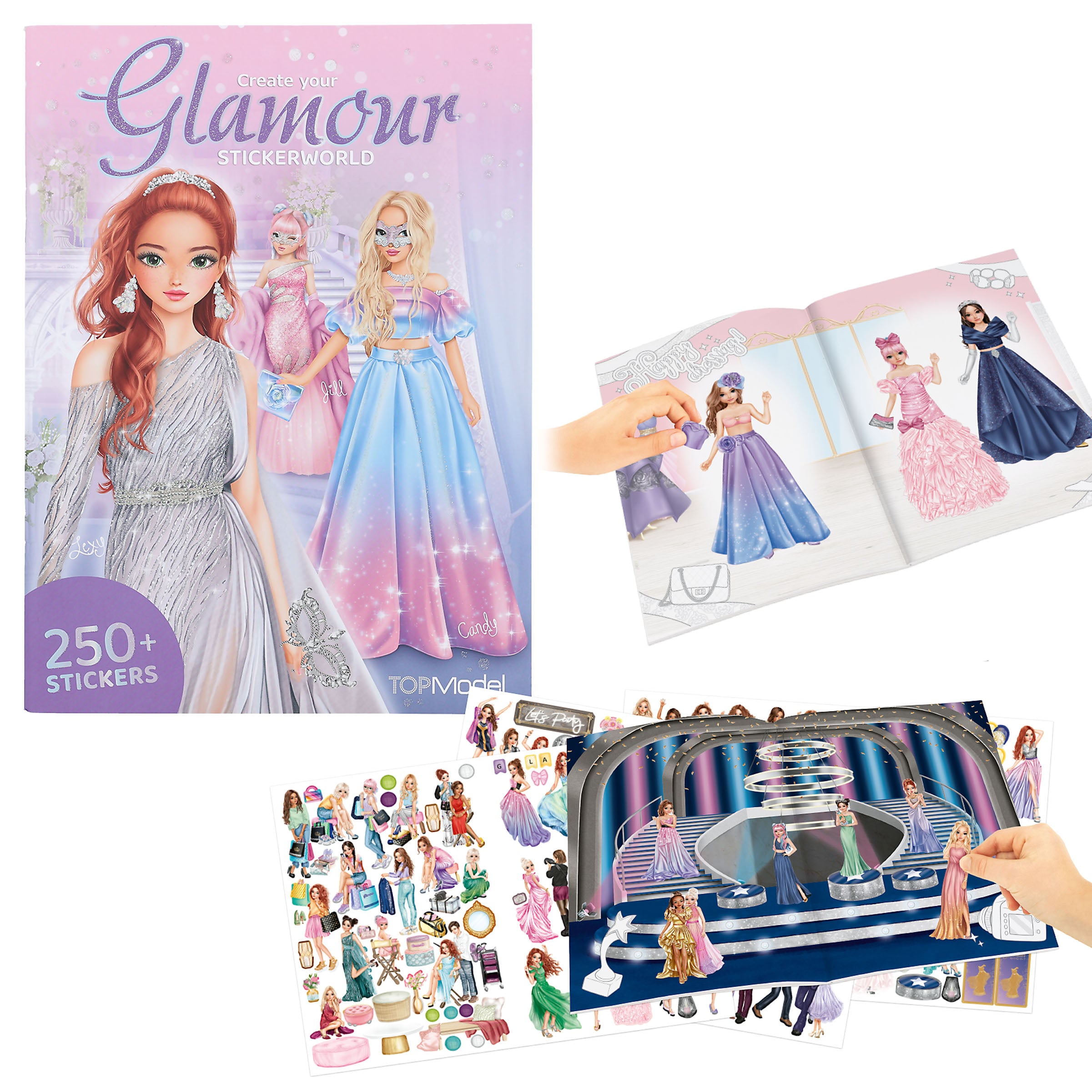 Topmodel - Glamour Stickerworld