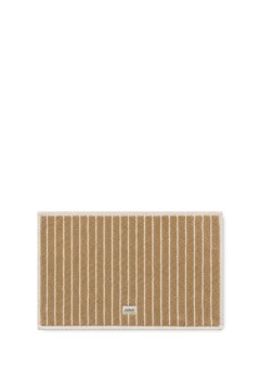 Juna - Soft Badematte - Caramel/Off-White - 70x50 cm