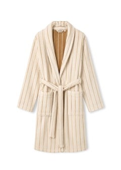 Juna - Soft Bathrobe - Off-white - L/XL
