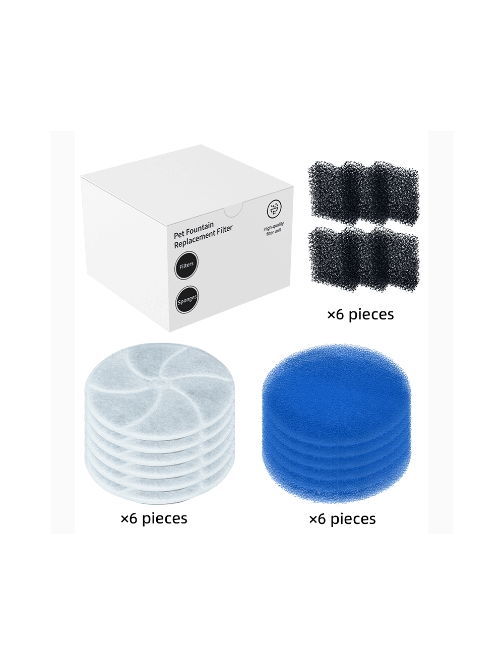 Nordic paws  - Filter pads til  Fjord and glacia drikke fontæner