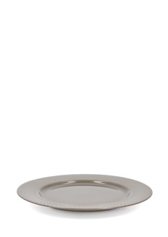 Lyngby Porcelæn - Rhombe Earth Diner-Teller - Clay - Ø27 cm