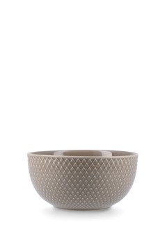 Lyngby Porcelæn - Rhombe Earth Bowl - Clay - Ø13 cm