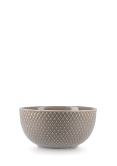 Lyngby Porcelæn - Rhombe Earth Skål - Clay - Ø13 cm