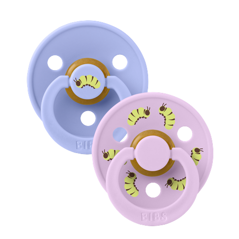 BIBS - Studio Colour Pacifier - Hush/Violet Sky - Size 2