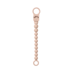 BIBS - Pacifier Clip Beaded - Blush - Onesize