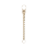 BIBS - Pacifier Clip Beaded - Vanilla - Onesize
