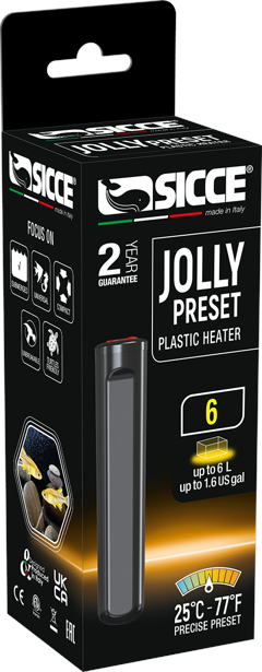 Sicce - Jolly Preset Small Heater - 6 Watt
