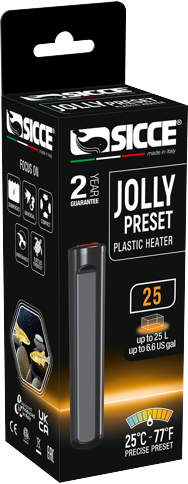 Sicce - Jolly Preset Heater - 25 Watt - Small