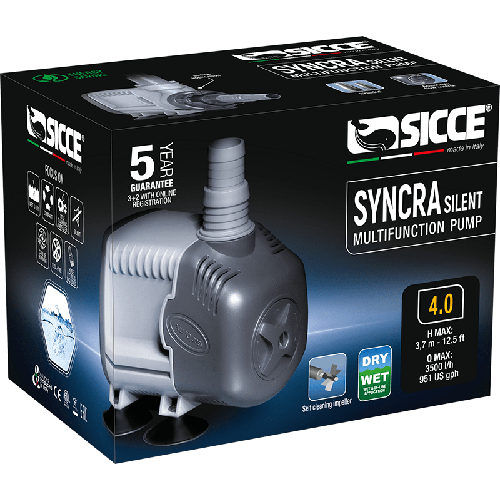 Sicce - Syncra 4.0 Wet & Dry Pump - 3500L/H