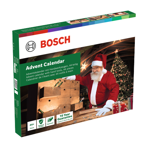 Bosch DIY - Verktygsset Julkalender 2026 – 44-delars Gör-det-själv-verktygsset