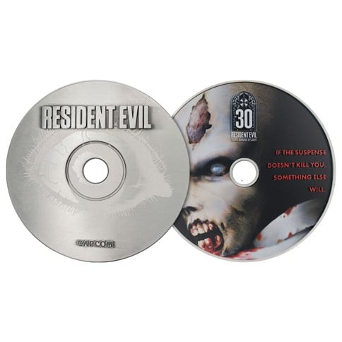 Envil - Resident Evil 30th Anniversary Limited Edition CD-ROM Collectible - Antique Nickel - 150x140x25 mm