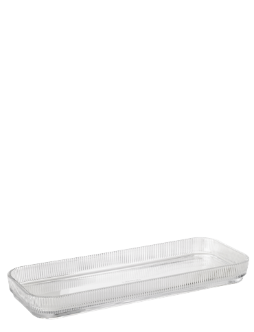 Stelton - Pilastro Servierplatte - Clear - 36 cm