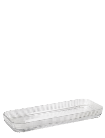 Stelton - Pilastro serving dish - Clear - 36 cm
