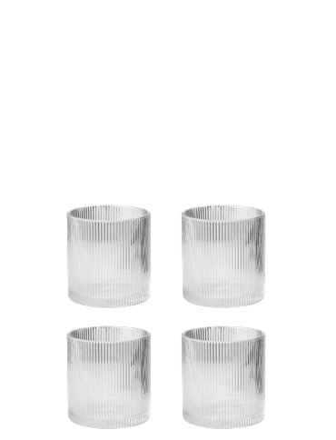 Stelton - Pilastro Lowball-glass - Clear - 0.35 l - 4 Stk
