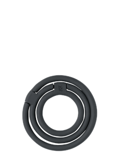 RIG-TIG - CIRCLES trivet - Black - Ø 13 cm