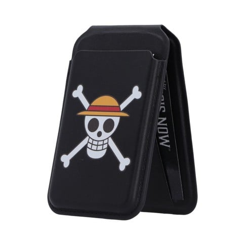 Nemesis - One Piece - Magsafe Card Holder - Jolly Roger (Black)