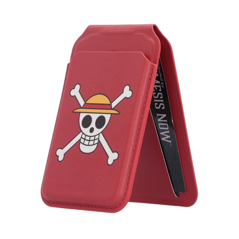 Nemesis - One Piece - Magsafe Card Holder - Jolly Roger (Red)
