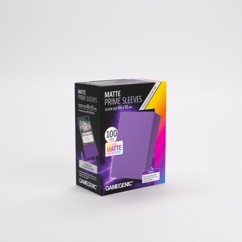 Gamegenic - Matte Prime Sleeves 100 pcs - Purple (GGS10153ML)