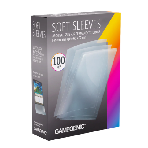 Gamegenic - Soft Sleeves 100 pcs (GGS10172ML)