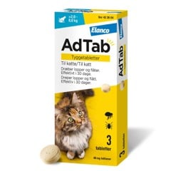Adtab - Chew tablets for cats 2-8kg -  48mg