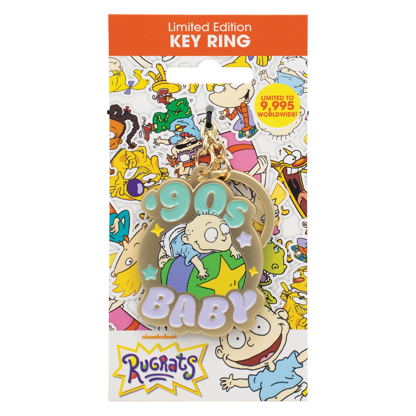 Rugrats - 35th Anniversary Keyring - Misty Gold - 60 x 45mm