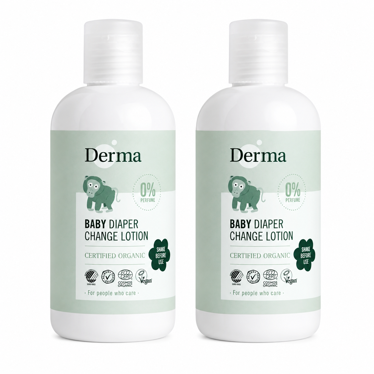 Derma - 2 x Eco Baby Diaper Change Lotion 250 ml