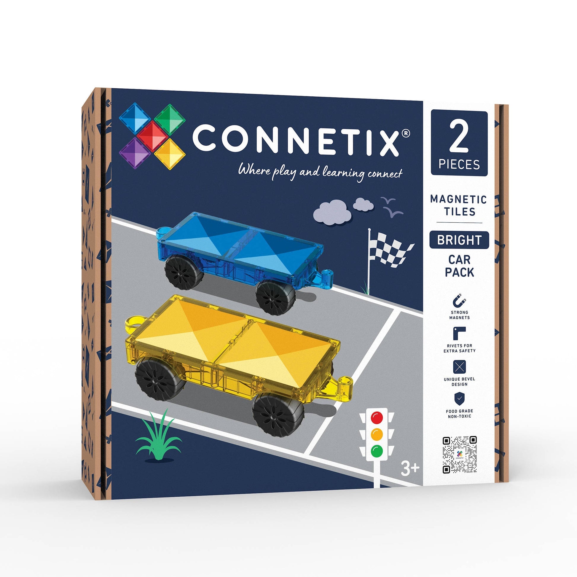 Connetix - Bright Car Pack 2 pc (CT-B-00002-CA)