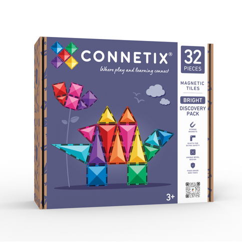 Connetix - Bright Discovery Pack 32 pc (CT-B-00032-DP)