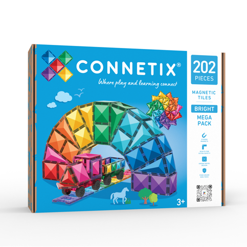 Connetix - Bright Mega Pack 202 pc (CT-B-00202-ME)