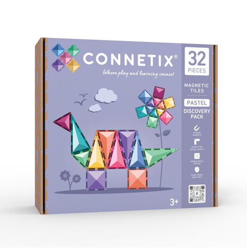 Connetix - Pastel Discovery Pack 32 pc (CT-P-00032-DP)