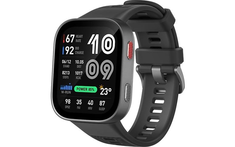 Amazfit Bip Max Carbon Grey – 2,07" AMOLED Smartklokke med GPS