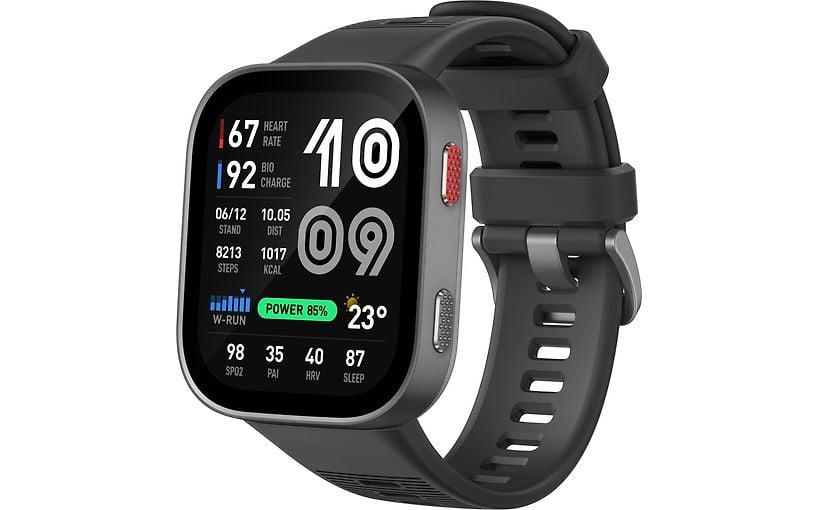Amazfit Bip Max Carbon Grey – 2,07" AMOLED Smartwatch med GPS