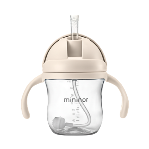 Straw Bottle Tritan 220ml Cloudy Morning