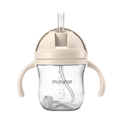 Straw Bottle Tritan 220ml Cloudy Morning