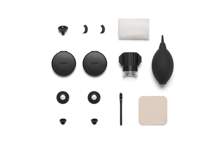DJI - Osmo 360 II Linsersättningskit (Dual) – Fullständig 360° Täckning Ultra-Hard Belagda Optiska Linser med 8K-Kompatibilitet