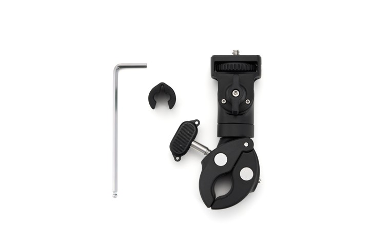 DJI - Osmo Heavy-Duty Clamp Mount Kit – Professionellt Universellt Quick-Release Monteringssystem för Osmo 360 II med Förstärkta Aluminium Käkar