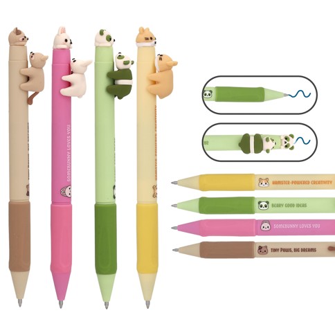 Lolli Riot - Erasbale Gel Pen Click and Kiss, 1 pcs (414361)