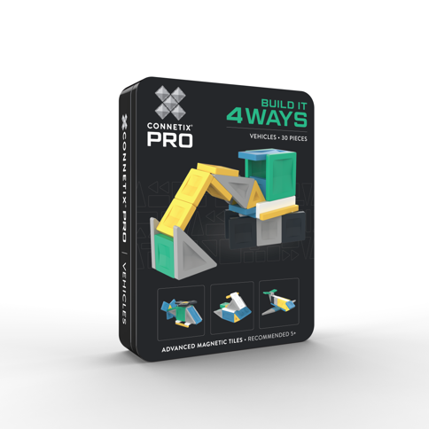 Connetix - Build It 4 Ways Vehicles Set - 30 pc (CP-T-00030-VE)