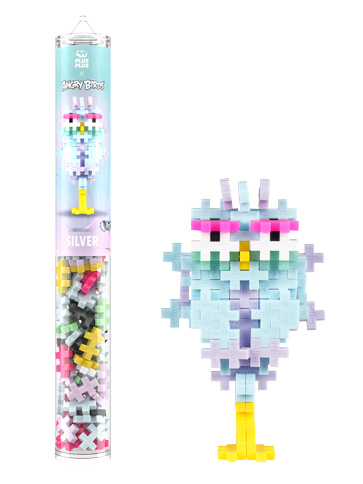 Plus-Plus – Angry Birds – Silver – 110 stk.