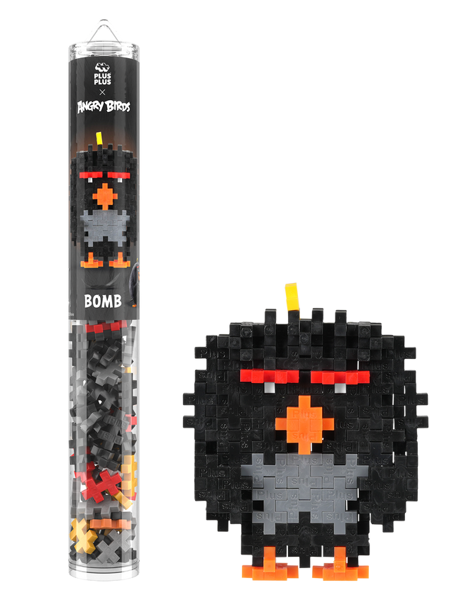 Plus-Plus – Angry Birds – Bomb – 110 stuks