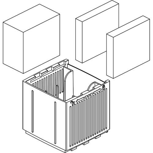 Sicce - MODULE with 3pcs. FOAMS