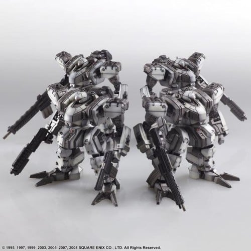 Front Mission Structure Arts 1/72 Scale Plastic Model Kit Series Vol. 4 Zenith Dv White Color Varia