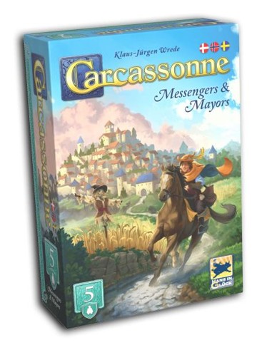 Carcassonne: Expansion 5 - Messengers & Mayors expansion 2025 (svensk version)