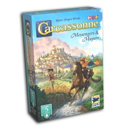 Carcassonne: Expansion 5 - Messengers & Mayors expansion 2025 (svensk version)