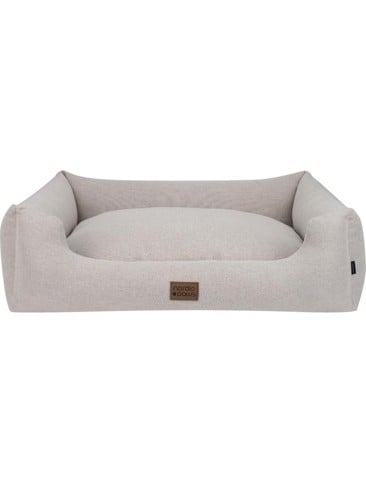 Nordic paws - Tiber Lux Dog Bed - Grey/Beige - L  85 x 63 x 23 cm.
