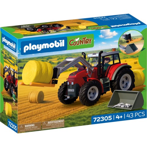 PLAYMOBIL - Large Tractor with Hay Bales (72305)