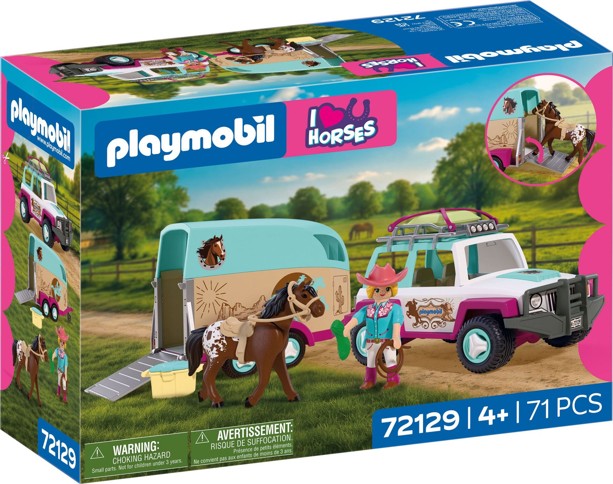 PLAYMOBIL - Vehicle with Horse Trailer (72129)