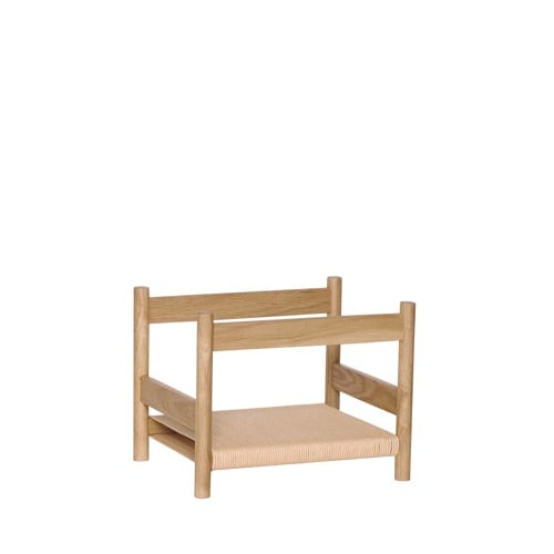 Hübsch - Heritage Magazine Holder - Oak - 33x43xh33cm